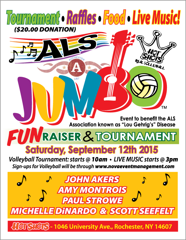 ALS Fun Raiser and Volleyball Tournament 9-12-15