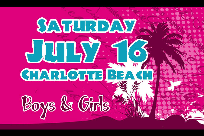 Jr's @ Charlotte Beach 2's 7-16-16 (Sat)