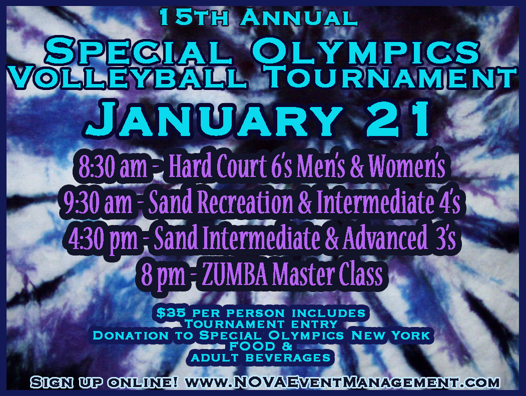 15th Annual Special Olympics Volleyball Tournament 1-21-17 (Sat)