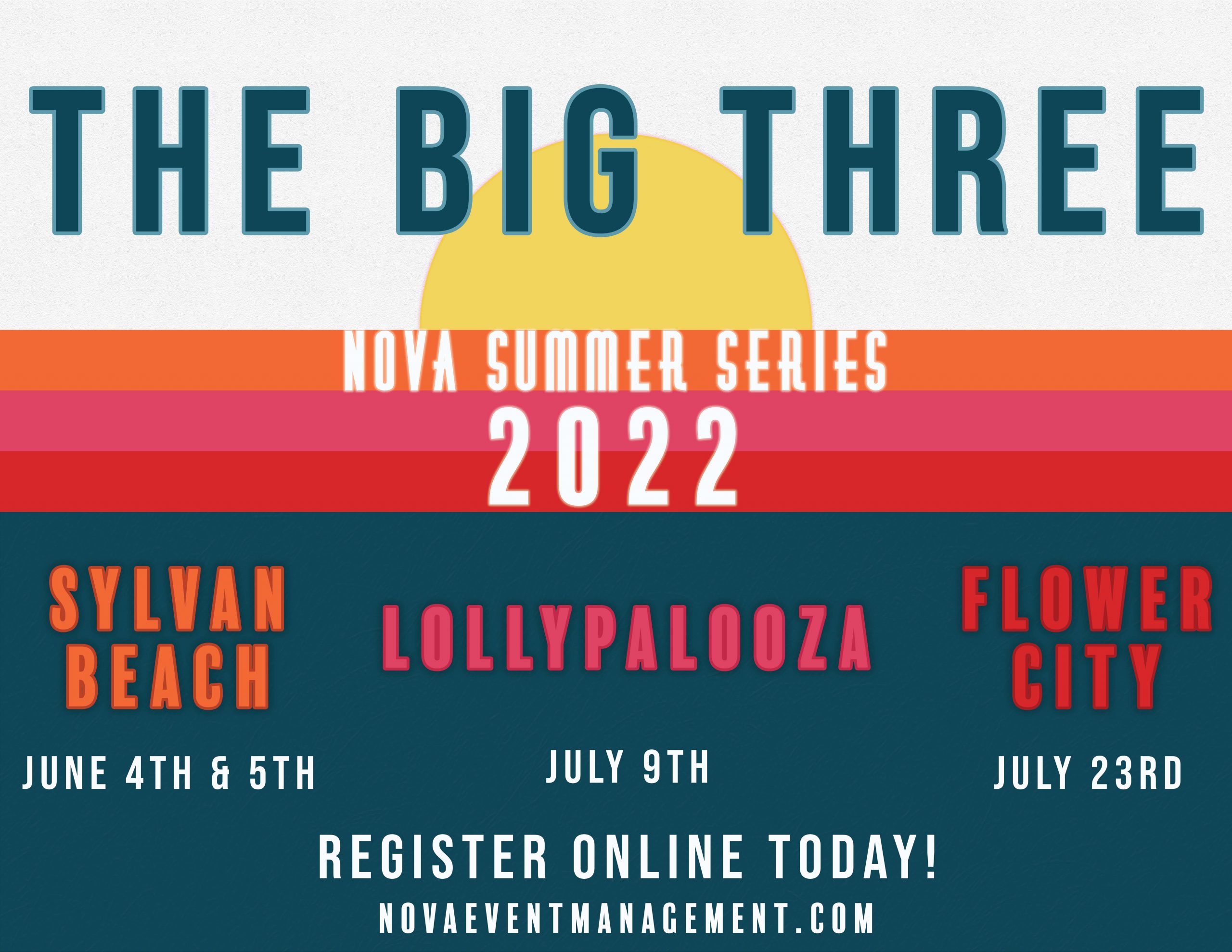 Nova Summer Schedule 2022 Nova Poster Schedules – Nova Event Management